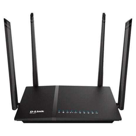 Roteador Wifi D-Link AC 1200Mbps Dual Band 4 Antenas 5 