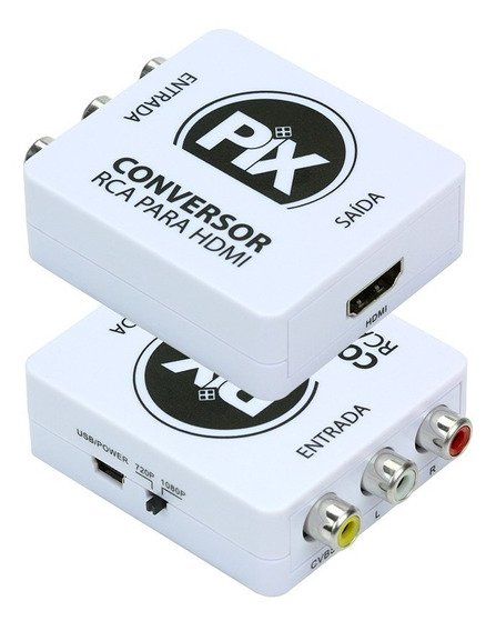 conversor de video hdmi f x rca f 075-7188pix