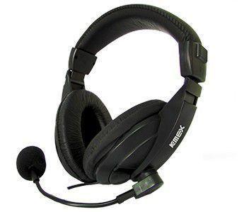 headphone stereo c/microfone preto ars-7500 k-mex