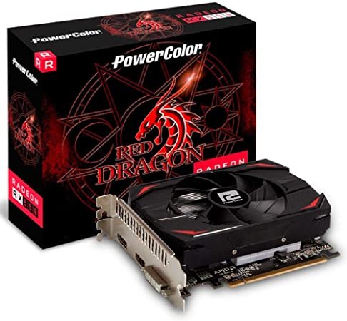 placa de video pci-e amd radeon rx 550 4gb gddr5 128 b 4gbd5-dh power 