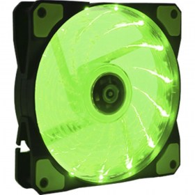 cooler fan p/gabinete 120x120x25 32 leds verde gmx-gf12b gamemax