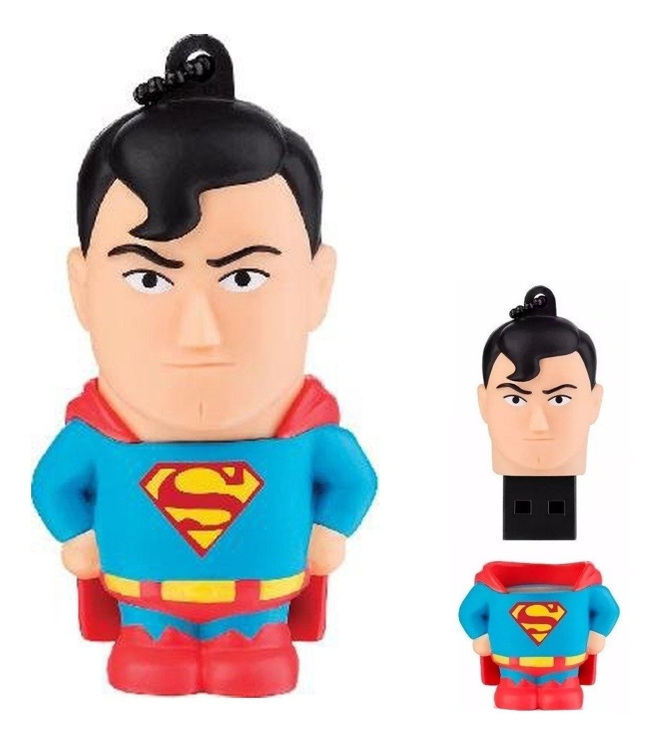 pendrive 8 gb dc comics superman usb 2.0 pd086 multilaser