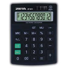 calculadora eletronica de mesa 12 digitos zt811 zeta