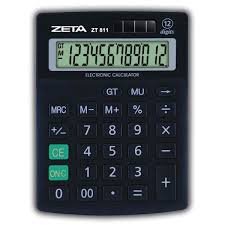 calculadora eletronica de mesa 12 digitos zt811 zeta