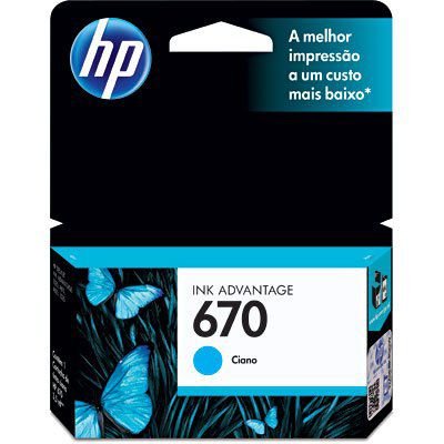 CARTUCHO HP 670 CYANO