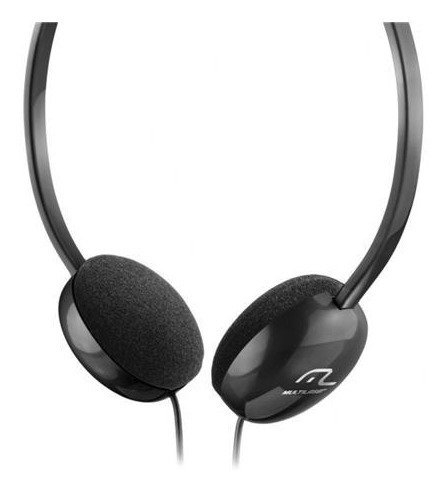 FONE HEADSET LIGHT 1X P2 S/ MIC PRETO PH063 - MULTILASER