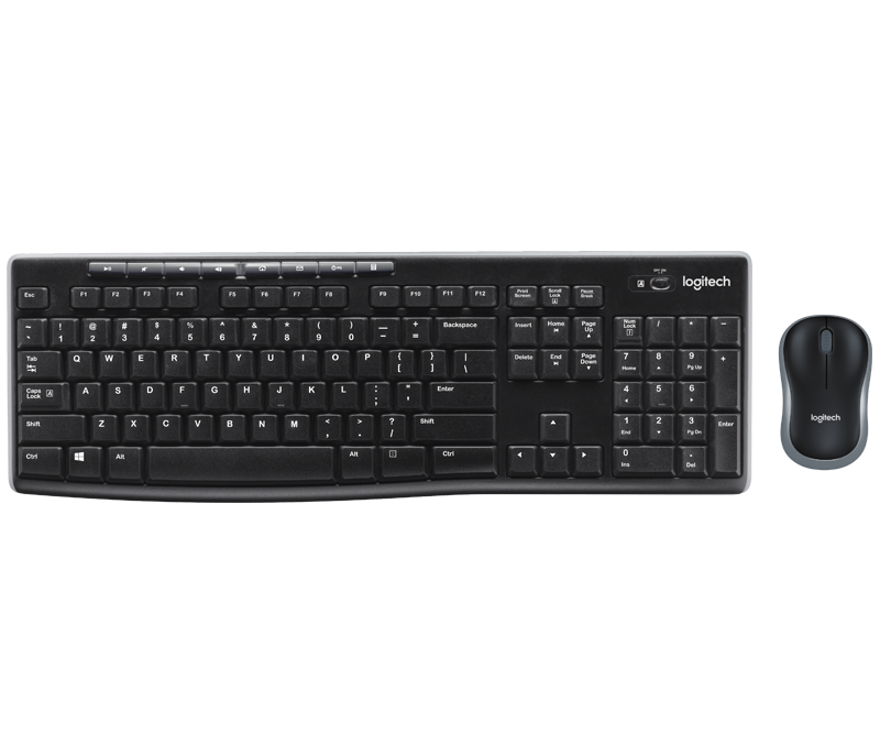 Kit de teclado e mouse sem fio Logitech Mk235