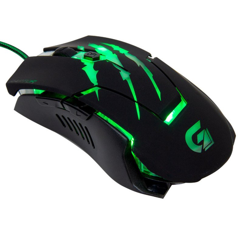 Mouse Gamer Ã“ptico Fortrek Raptor