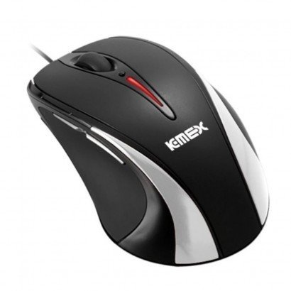 Mouse Óptico K-MEX USB ML-R135 Preto/Prata 