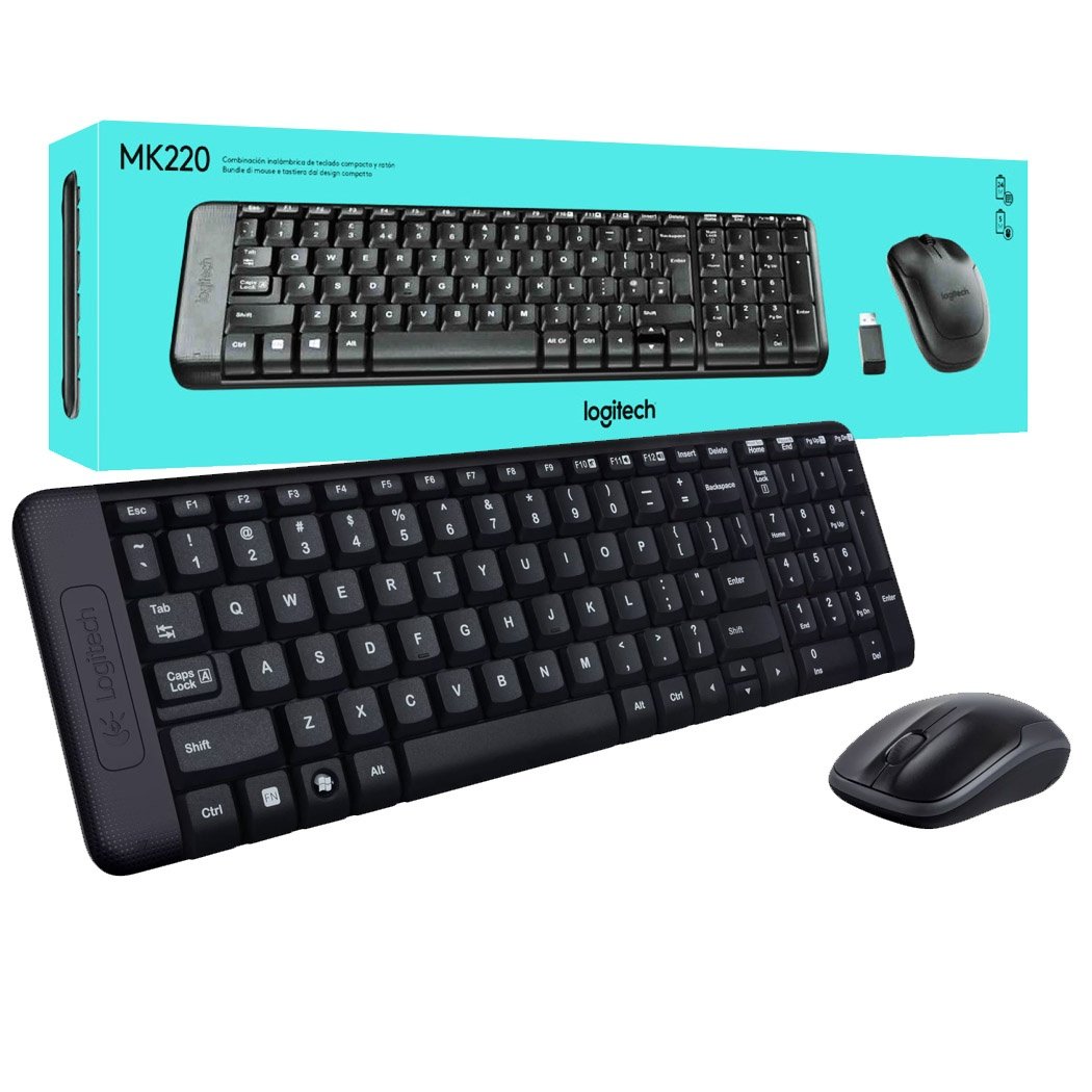 Teclado + mouse MK220 Logitech