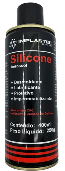Silicone em Spray Aerossol de 400ML | Implastec