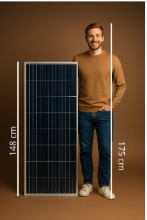 Placa solar 150w resun solar