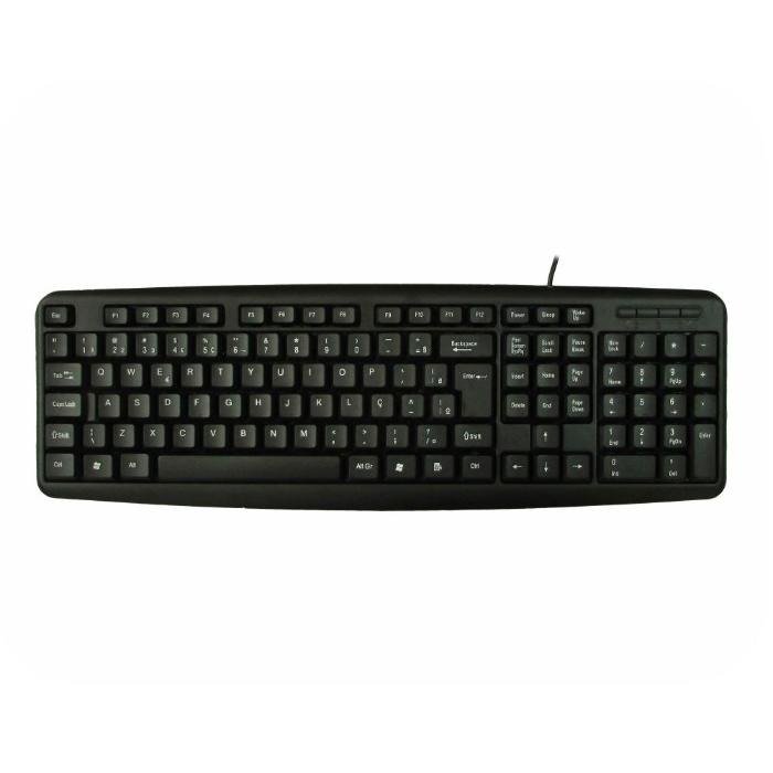 Teclado K-mex Kb-1428 Usb Standard Preto